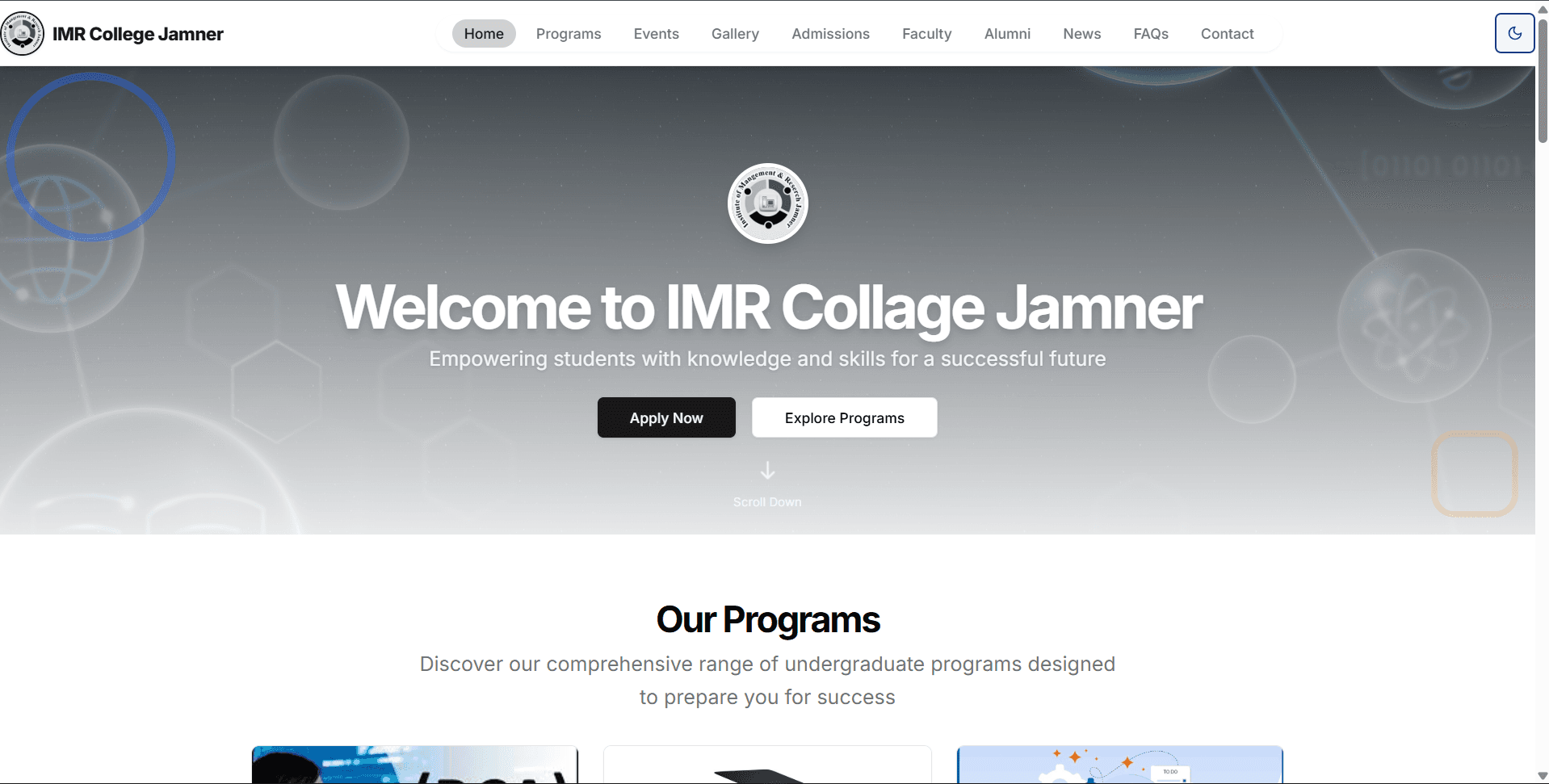 College Website