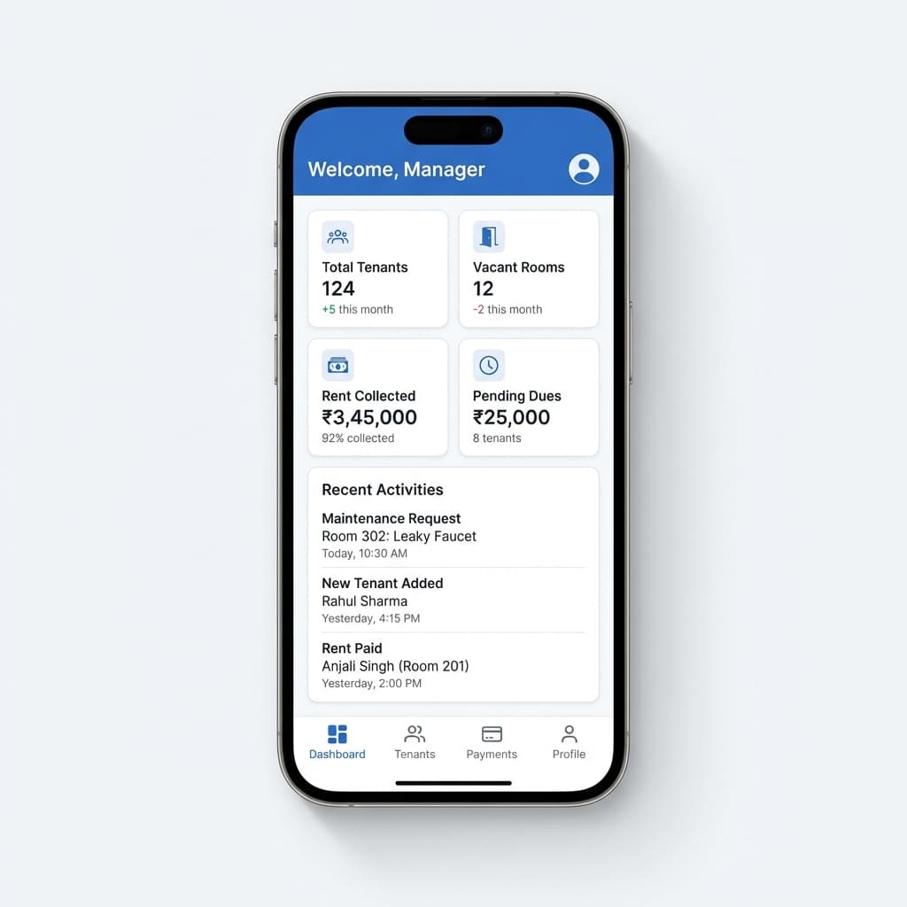 PG Manager App screenshot 2